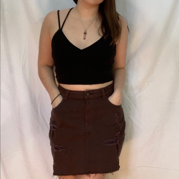 Mid denim skirt. New never worn - Picture 2 of 3